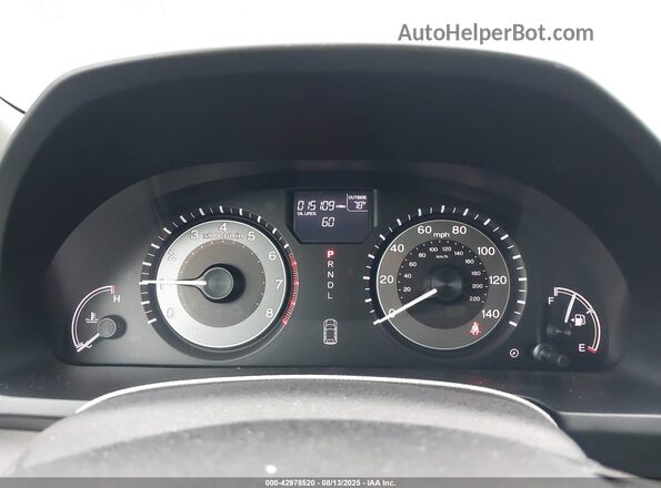 5FNRL5H69HB021009 2017 HONDA ODYSSEY Silver Vista de los asientos traseros