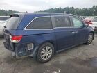 2017 Honda Odyssey Exl Blue vin: 5FNRL5H6XHB021360