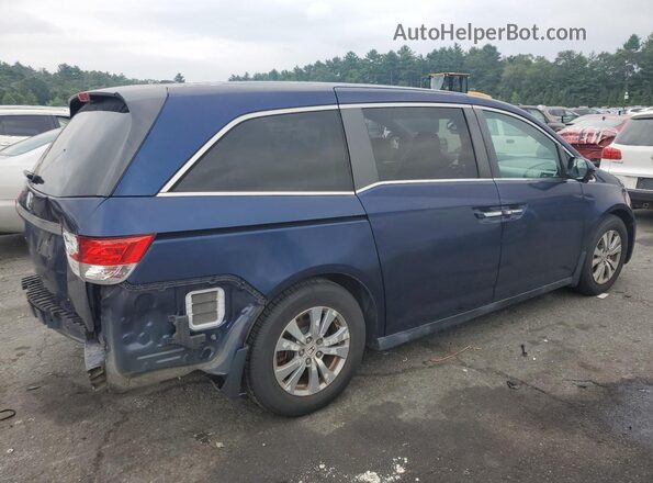5FNRL5H6XHB021360 2017 HONDA ODYSSEY Blue Trasero derecho