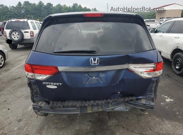 5FNRL5H6XHB021360 2017 HONDA ODYSSEY Blue Vista trasera