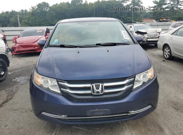 5FNRL5H6XHB021360 2017 HONDA ODYSSEY Blue Vista frontal