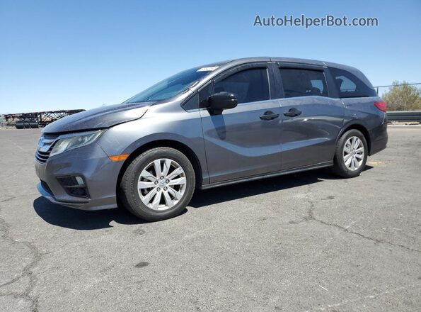 5FNRL6H28JB075913 2018 HONDA ODYSSEY Gray Przód lewy