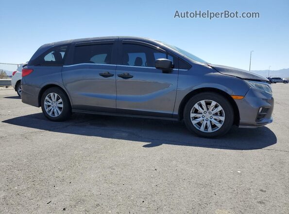 5FNRL6H28JB075913 2018 HONDA ODYSSEY Gray Przód prawy
