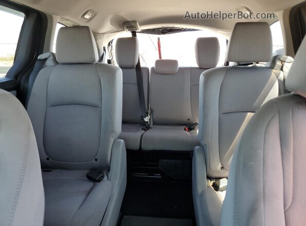 5FNRL6H28JB075913 2018 HONDA ODYSSEY Gray Widok tylnych siedzeń