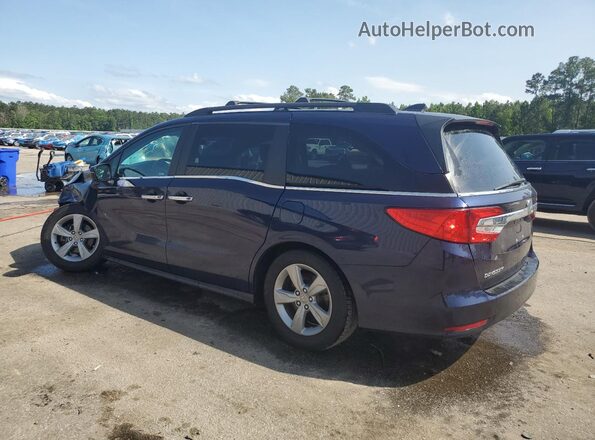 5FNRL6H73JB104326 2018 HONDA ODYSSEY Blue Tył lewy