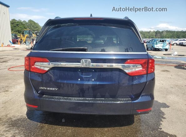 5FNRL6H73JB104326 2018 HONDA ODYSSEY Blue Widok z tyłu