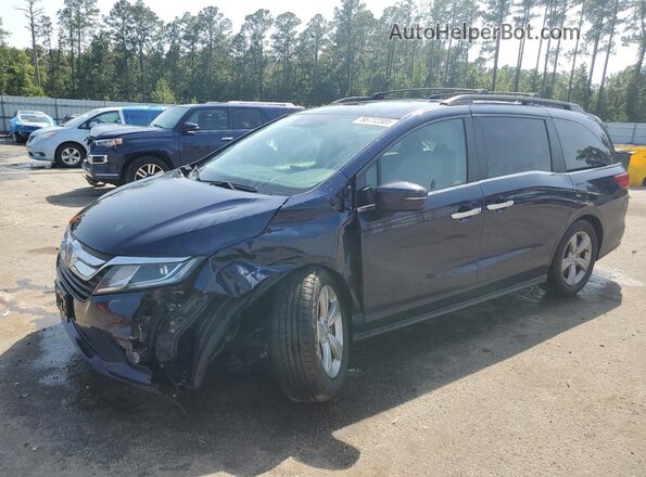 5FNRL6H73JB104326 2018 HONDA ODYSSEY Blue Przód lewy