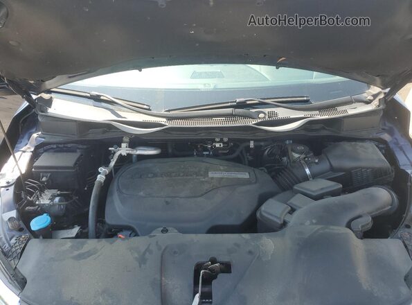 5FNRL6H73JB104326 2018 HONDA ODYSSEY Blue Widok komory silnika