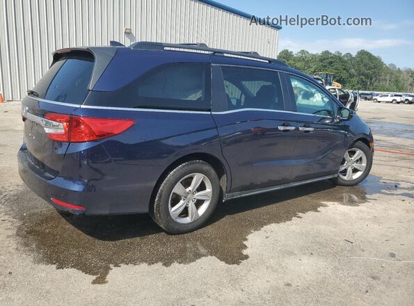 5FNRL6H73JB104326 2018 HONDA ODYSSEY Blue Tył prawy