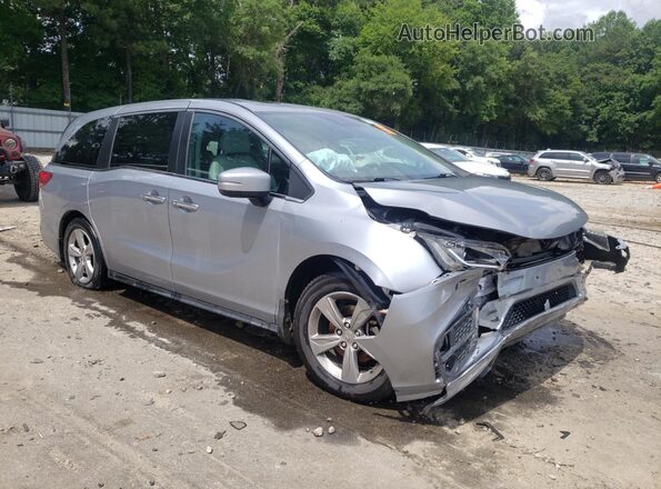 5FNRL6H78JB022480 2018 HONDA ODYSSEY Серебряный Передняя правая четверть