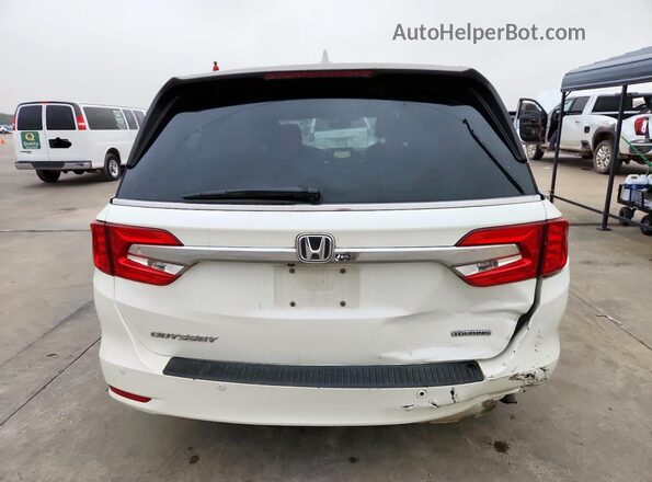 5FNRL6H85JB048995 2018 HONDA ODYSSEY White Հետևի տեսք