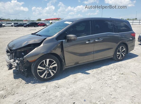 5FNRL6H92JB059140 2018 HONDA ODYSSEY Brown Przód lewy