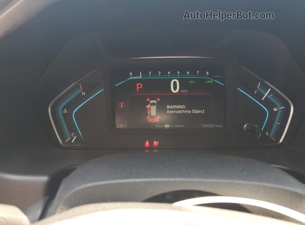 5FNRL6H92JB059140 2018 HONDA ODYSSEY Brown Widok zestawu wskaźników