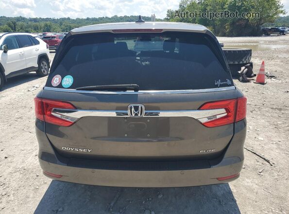 5FNRL6H92JB059140 2018 HONDA ODYSSEY Brown Widok z tyłu