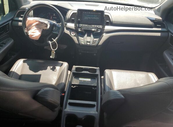 5FNRL6H92JB059140 2018 HONDA ODYSSEY Brown Widok deski rozdzielczej
