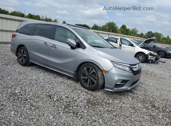 5FNRL6H96JB074420 2018 HONDA ODYSSEY Серебряный Передняя правая четверть