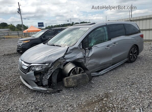5FNRL6H96JB074420 2018 HONDA ODYSSEY Серебряный Передняя левая четверть