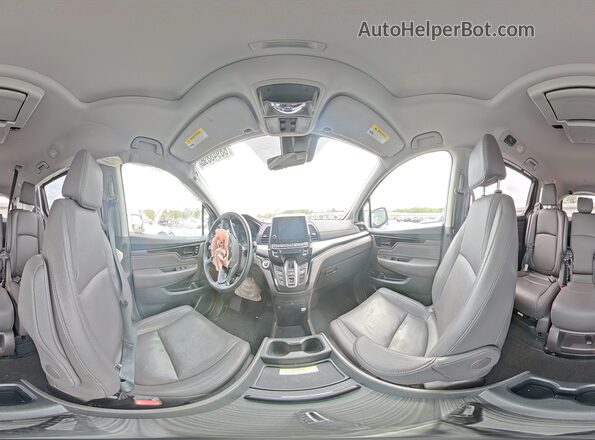5FNRL6H96JB074420 2018 HONDA ODYSSEY Серебряный Панорамный вид салона 360°
