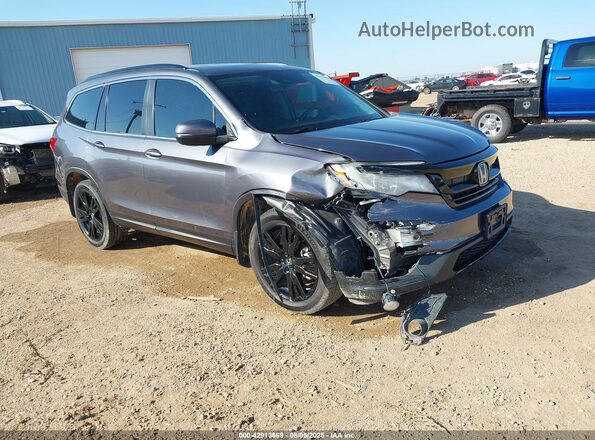 5FNYF5H23MB038446 2021 HONDA PILOT Gray Przód prawy