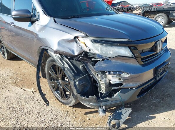 5FNYF5H23MB038446 2021 HONDA PILOT Gray Widok z przodu