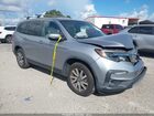 2021 Honda Pilot 2wd Ex Silver vin: 5FNYF5H32MB017760