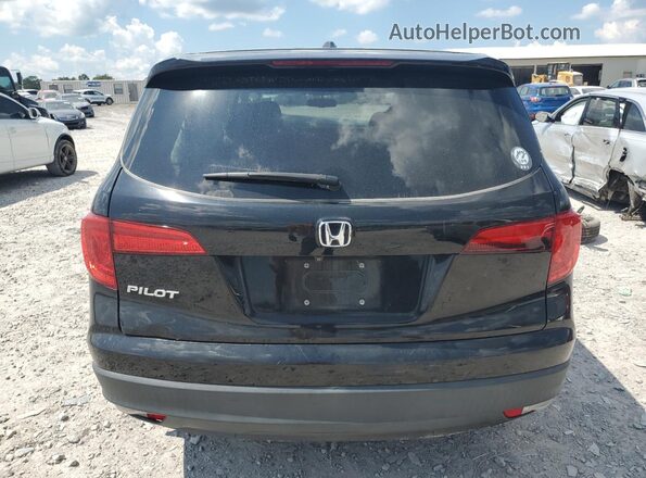 5FNYF5H50JB017656 2018 HONDA PILOT Черный Вид сзади