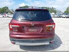 2021 Honda Pilot 2wd Touring 7 Passenger Maroon vin: 5FNYF5H69MB008726