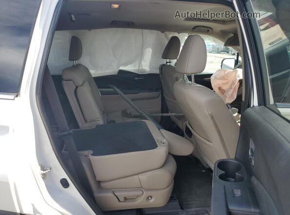 5FNYF5H79JB007306 2018 HONDA PILOT White Vista interior trasera