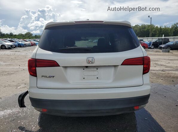 5FNYF5H79JB007306 2018 HONDA PILOT White Vista trasera