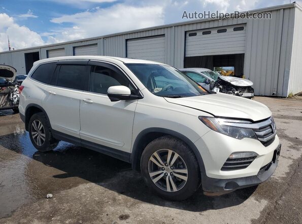 5FNYF5H79JB007306 2018 HONDA PILOT White Delantero derecho