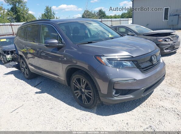 5FNYF6H26MB100959 2021 HONDA PILOT Серый Передняя правая четверть
