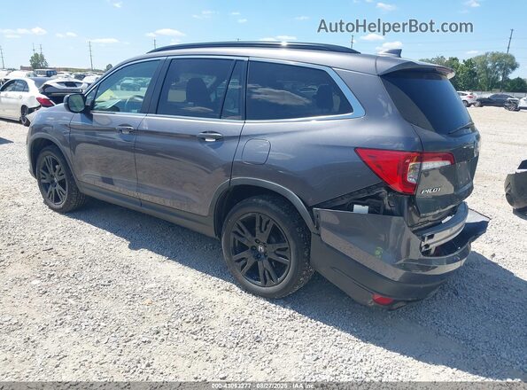 5FNYF6H26MB100959 2021 HONDA PILOT Серый Задняя левая четверть