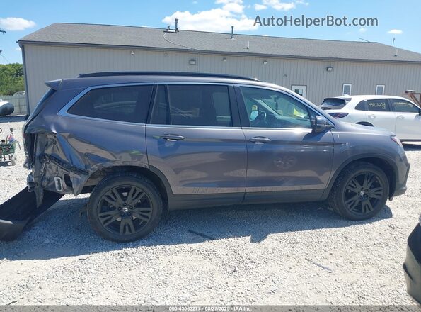 5FNYF6H26MB100959 2021 HONDA PILOT Серый Вид задней части салона