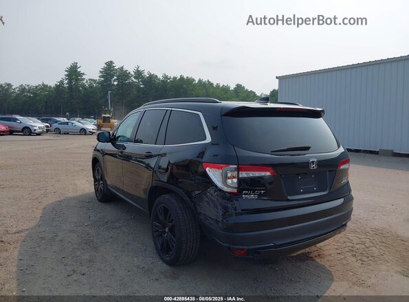 5FNYF6H27MB069544 2021 HONDA PILOT Black Հետևի ձախ