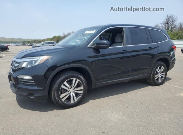 5FNYF6H34JB049403 2018 HONDA PILOT Black Przód lewy