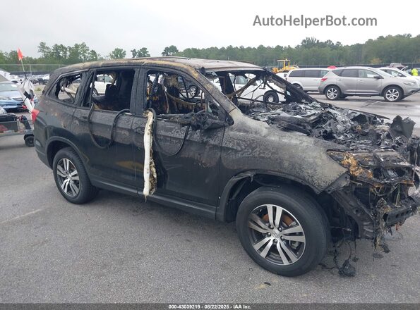 5FNYF6H37JB029050 2018 HONDA PILOT Black Przód prawy
