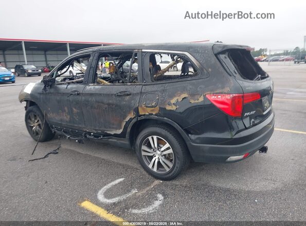 5FNYF6H37JB029050 2018 HONDA PILOT Black Tył lewy