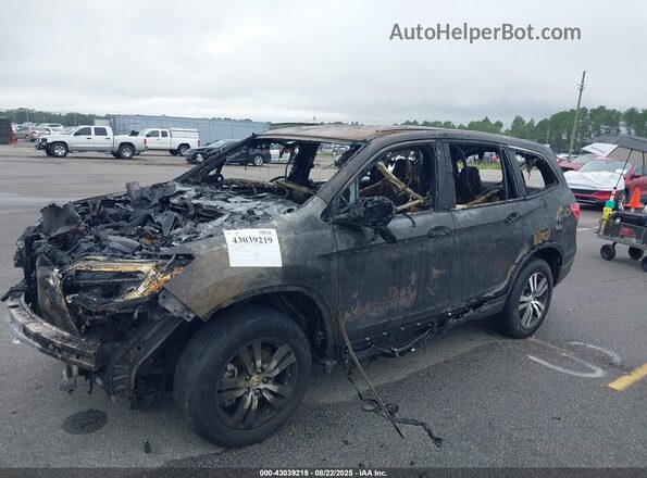5FNYF6H37JB029050 2018 HONDA PILOT Black Przód lewy