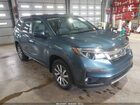 2021 Honda Pilot Awd Ex-l Blue vin: 5FNYF6H57MB097886