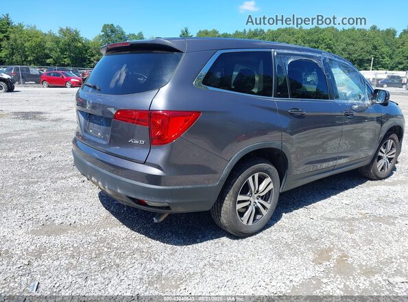 5FNYF6H66JB018521 2018 HONDA PILOT Gray Tył prawy