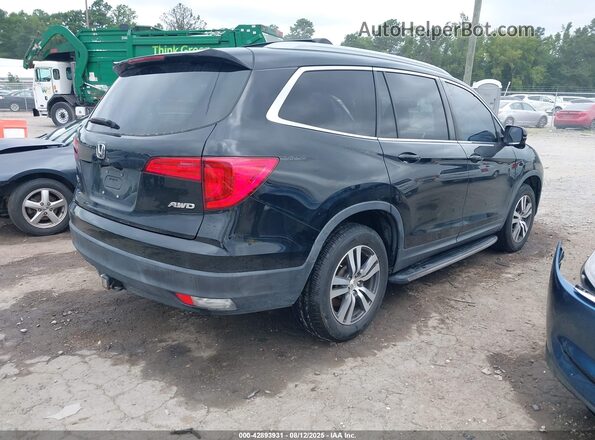 5FNYF6H79JB041347 2018 HONDA PILOT Черный Задняя правая четверть