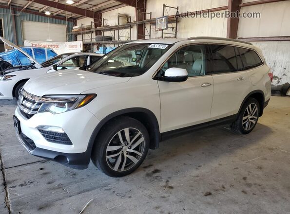 5FNYF6H96JB064246 2018 HONDA PILOT Белый Передняя левая четверть