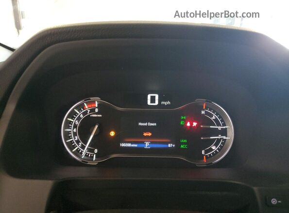 5FNYF6H96JB064246 2018 HONDA PILOT Белый Вид щитка приборов