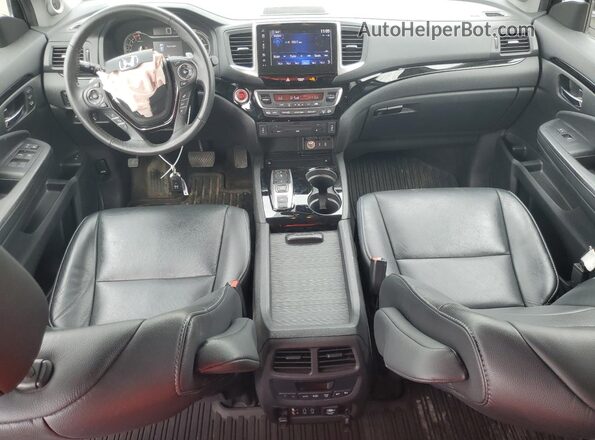 5FNYF6H98JB002945 2018 HONDA PILOT White Dashboard view