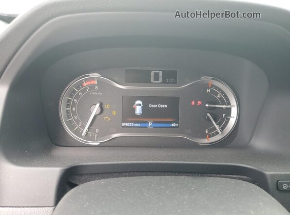 5FNYF6H98JB002945 2018 HONDA PILOT White Instrument cluster view