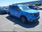 2025 Honda Passport Awd Trailsport Light Blue vin: 5FNYF8H64SB018935