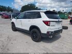 2025 Honda Passport Awd Black Белый vin: 5FNYF8H84SB006012