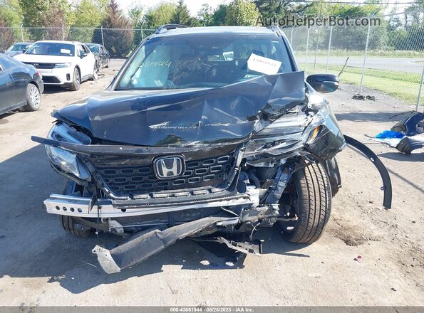 5FNYF8H96LB014381 2020 HONDA PASSPORT Черный Вид щитка приборов