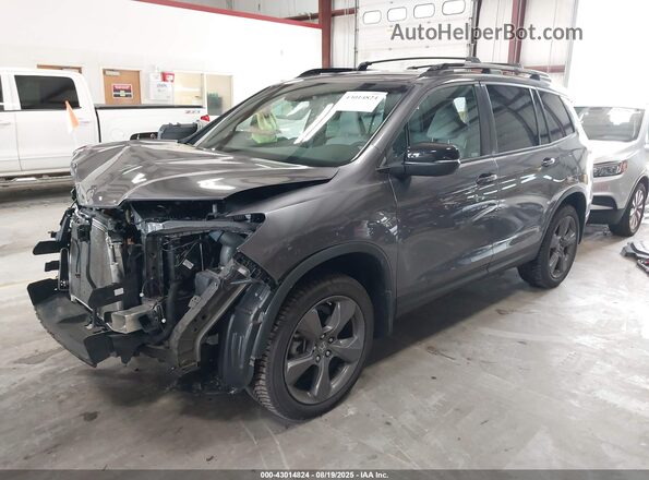 5FNYF8H96MB024362 2021 HONDA PASSPORT Gray Передня ліва чверть