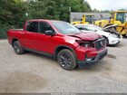 2021 Honda Ridgeline Awd Sport Red vin: 5FPYK3F17MB011235